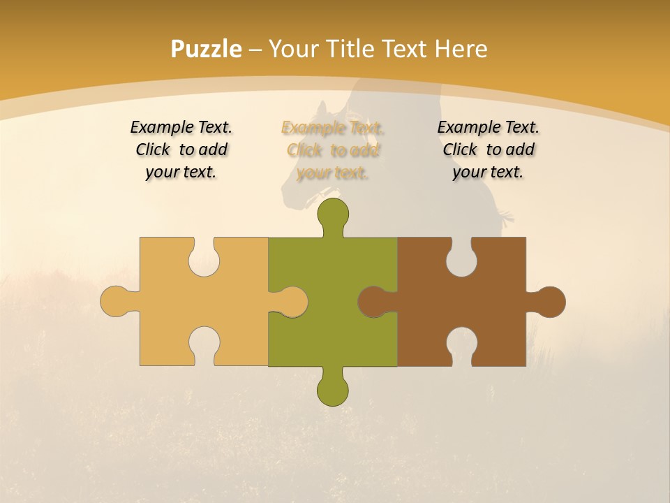 Stable Nature Chase PowerPoint Template