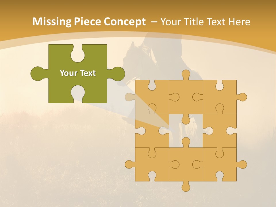 Stable Nature Chase PowerPoint Template