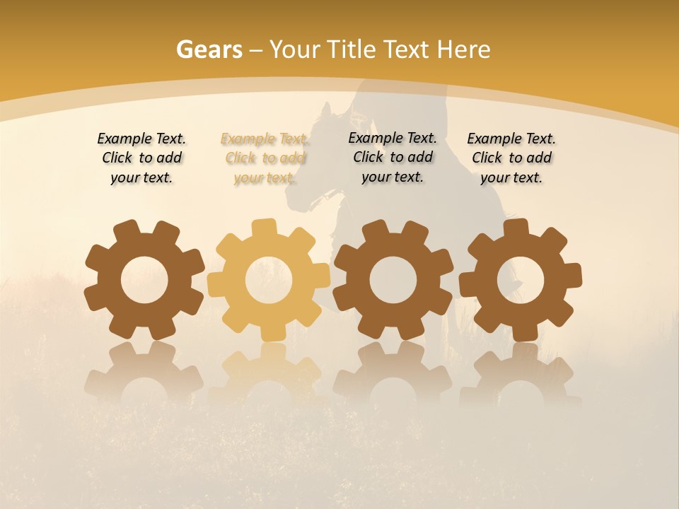 Stable Nature Chase PowerPoint Template