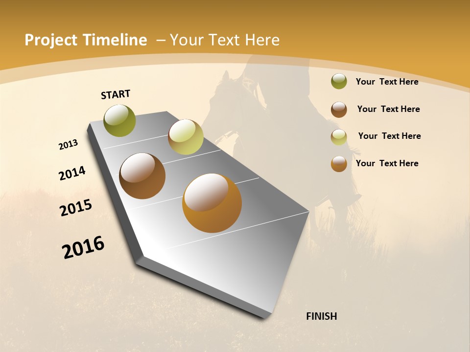 Stable Nature Chase PowerPoint Template