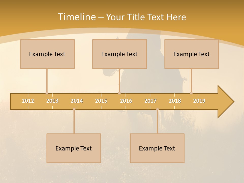 Stable Nature Chase PowerPoint Template