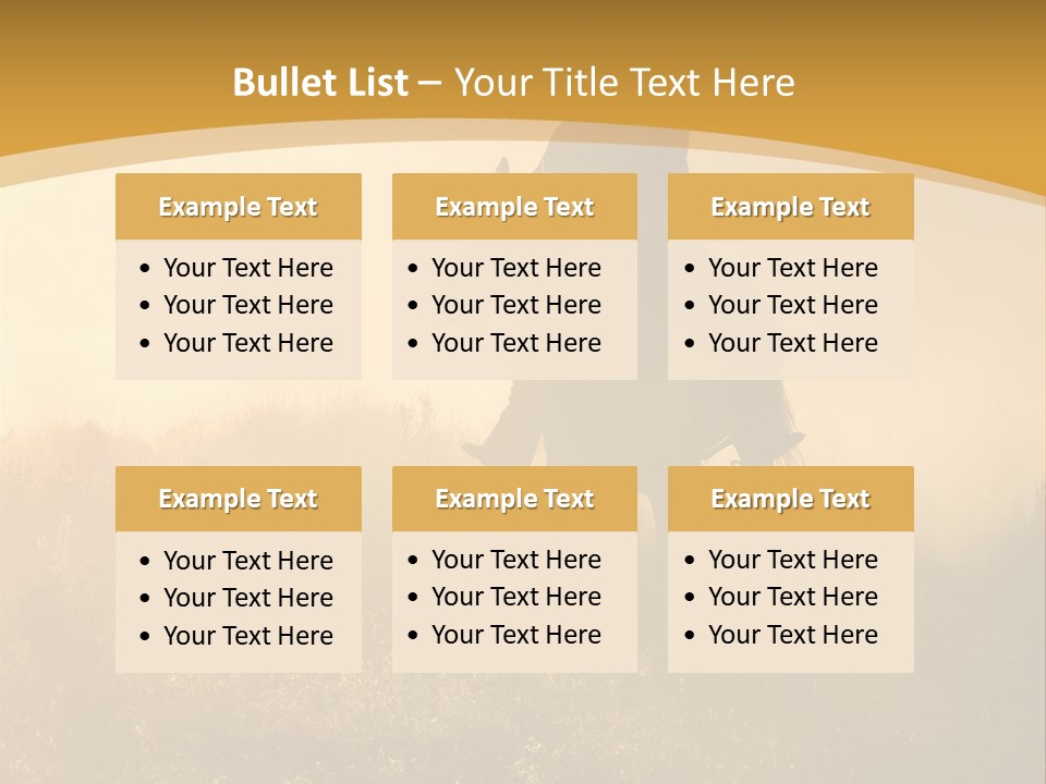 Stable Nature Chase PowerPoint Template