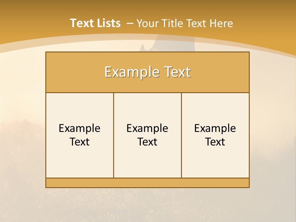 Stable Nature Chase PowerPoint Template