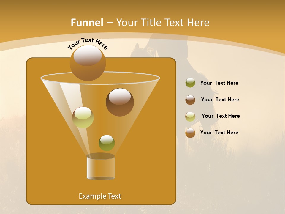 Stable Nature Chase PowerPoint Template