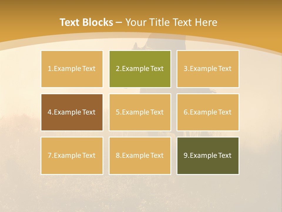 Stable Nature Chase PowerPoint Template