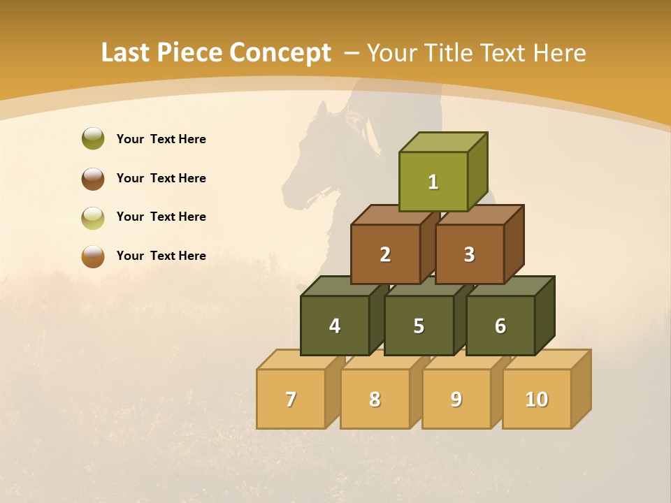 Stable Nature Chase PowerPoint Template