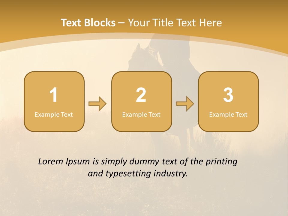 Stable Nature Chase PowerPoint Template