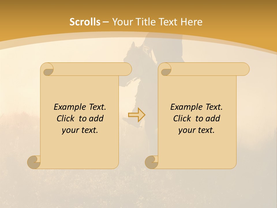 Stable Nature Chase PowerPoint Template
