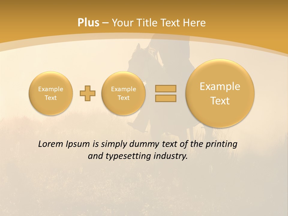 Stable Nature Chase PowerPoint Template