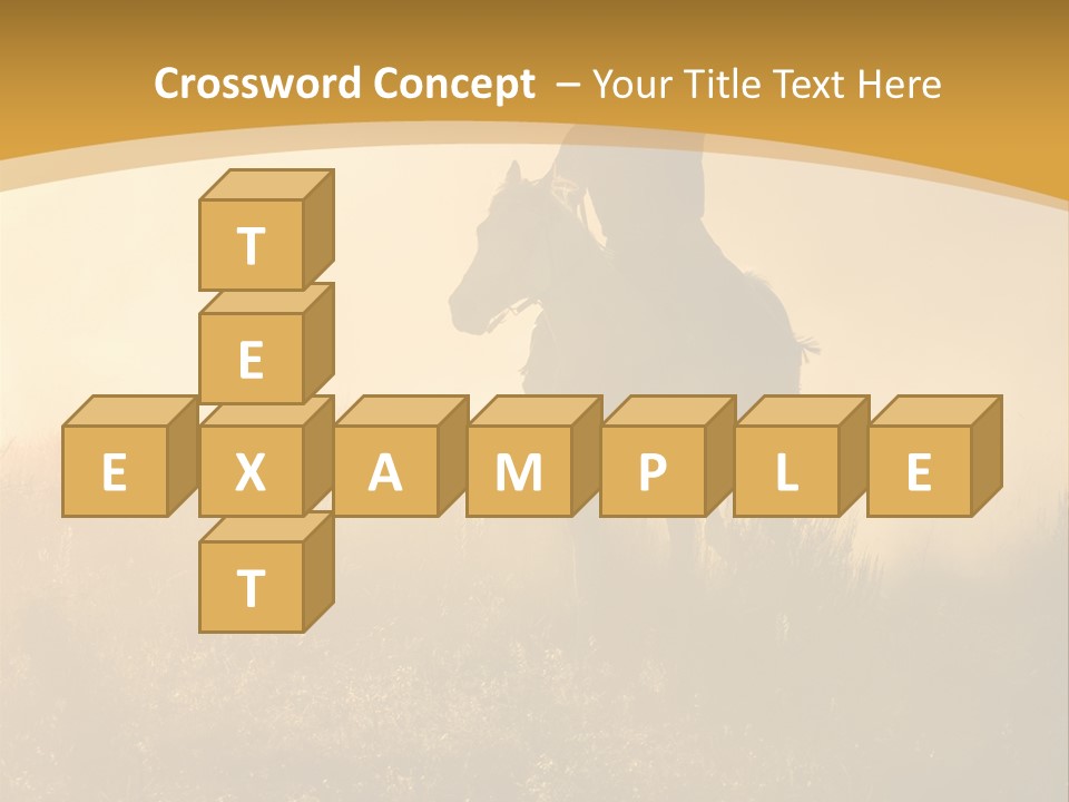 Stable Nature Chase PowerPoint Template