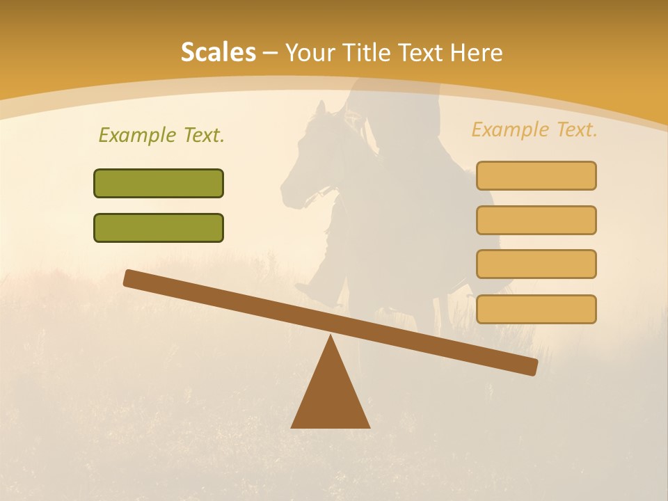 Stable Nature Chase PowerPoint Template