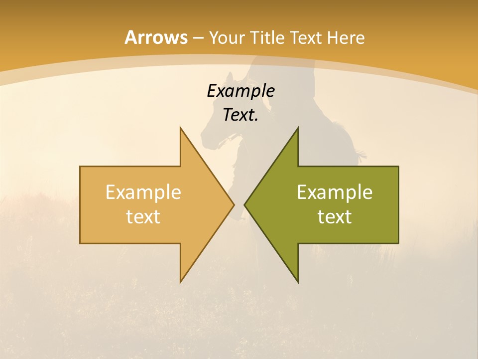 Stable Nature Chase PowerPoint Template
