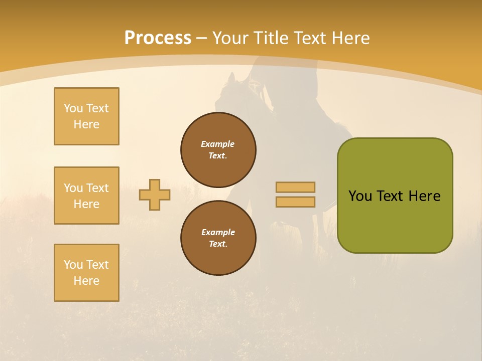 Stable Nature Chase PowerPoint Template