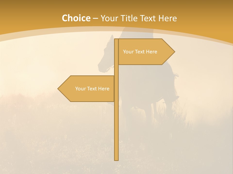 Stable Nature Chase PowerPoint Template