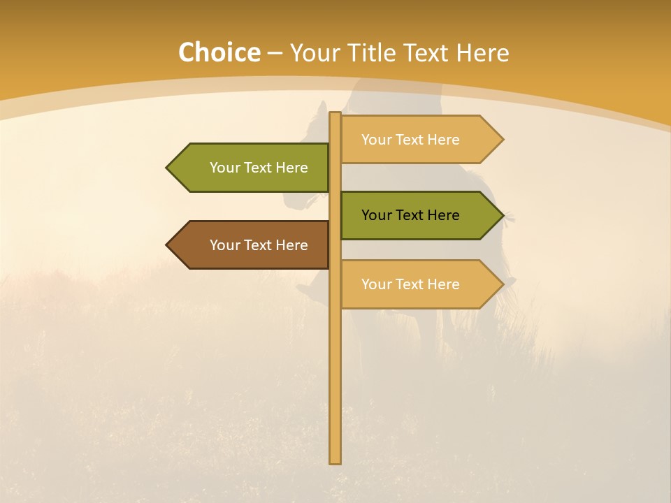 Stable Nature Chase PowerPoint Template