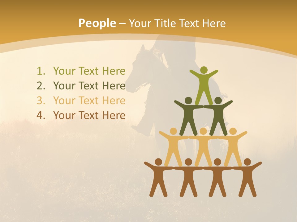 Stable Nature Chase PowerPoint Template