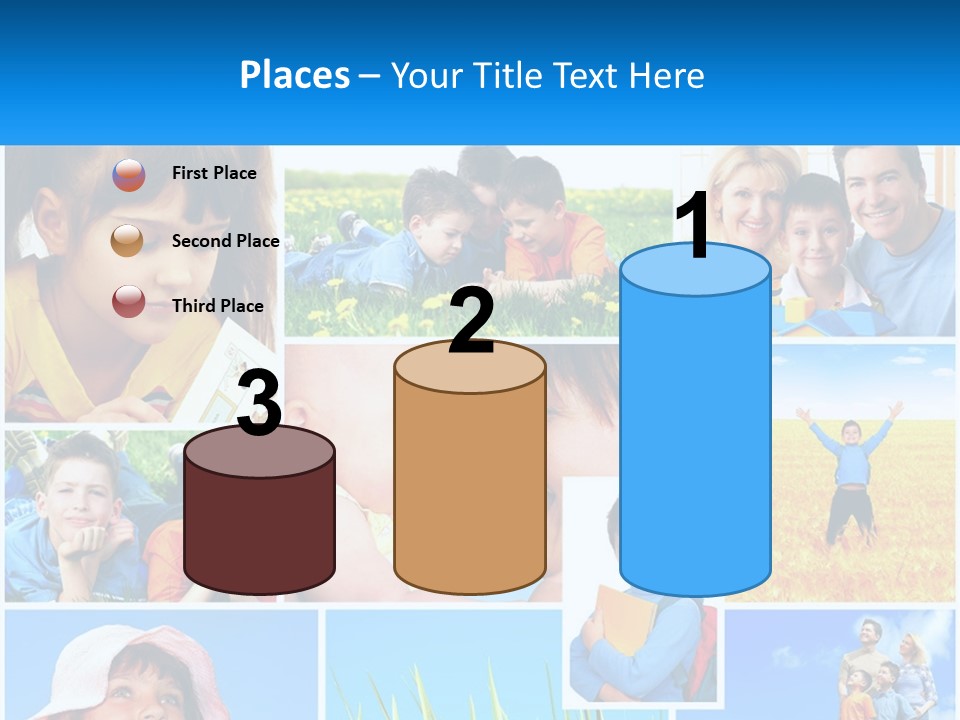 Green Parenthood White PowerPoint Template