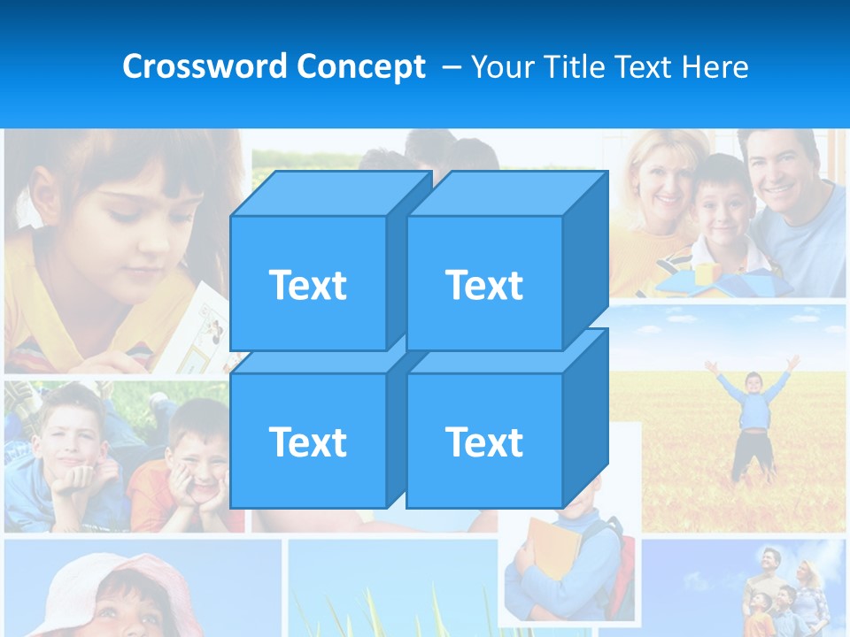 Green Parenthood White PowerPoint Template