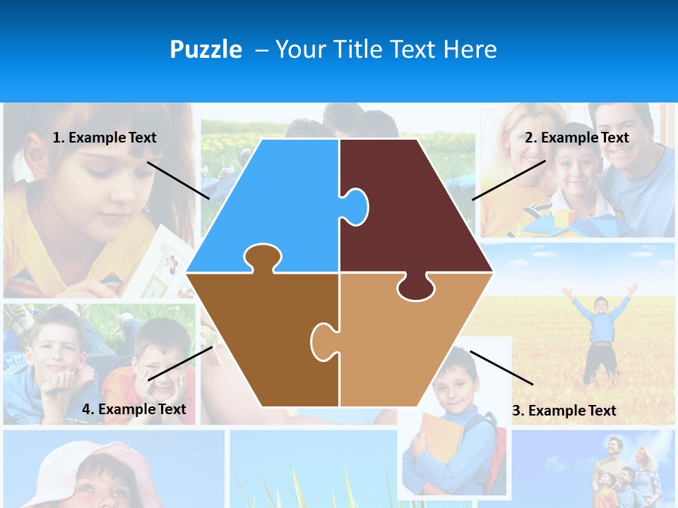 Green Parenthood White PowerPoint Template