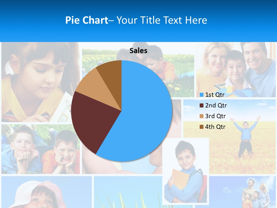 Green Parenthood White PowerPoint Template