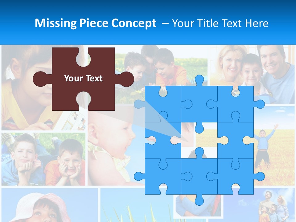 Green Parenthood White PowerPoint Template