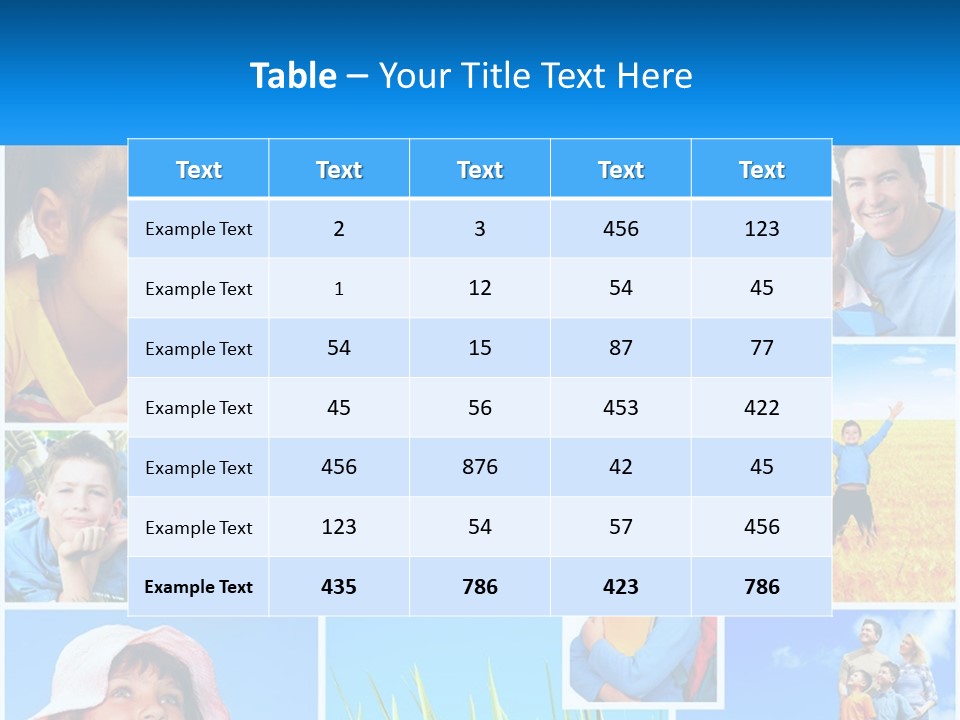 Green Parenthood White PowerPoint Template