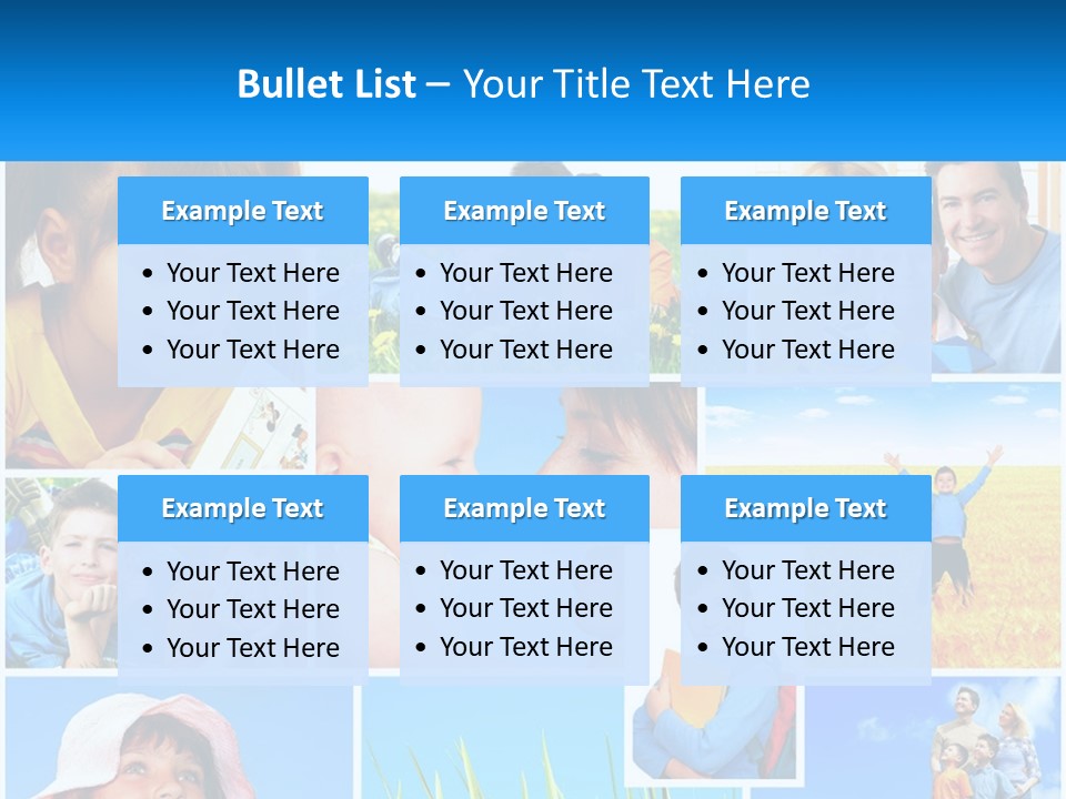 Green Parenthood White PowerPoint Template