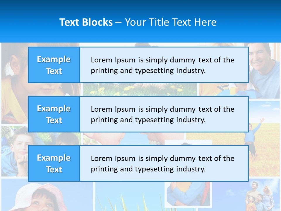 Green Parenthood White PowerPoint Template