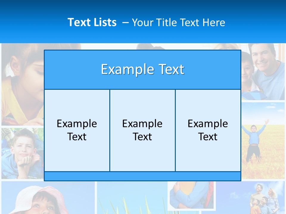 Green Parenthood White PowerPoint Template