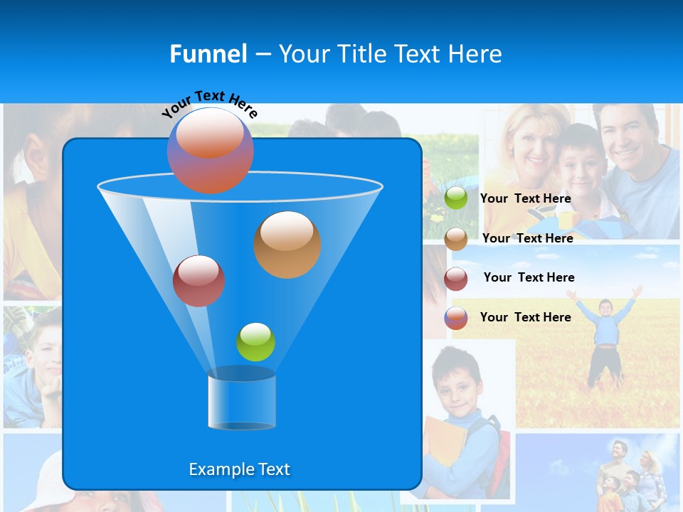 Green Parenthood White PowerPoint Template