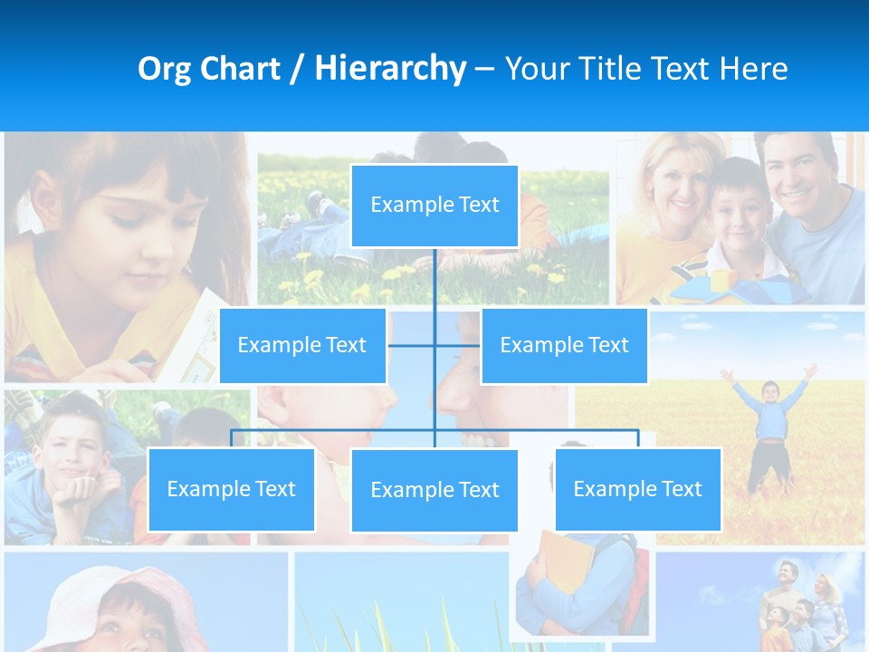 Green Parenthood White PowerPoint Template
