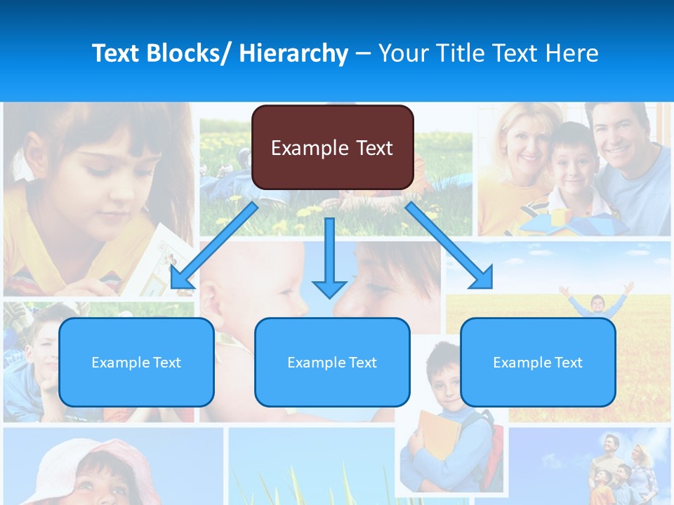 Green Parenthood White PowerPoint Template