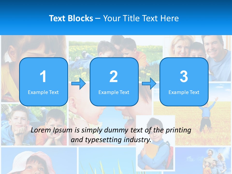 Green Parenthood White PowerPoint Template