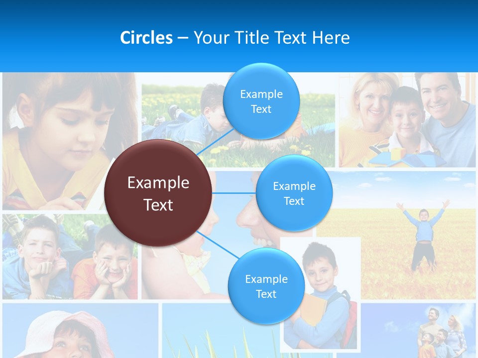Green Parenthood White PowerPoint Template
