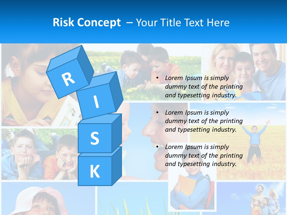 Green Parenthood White PowerPoint Template