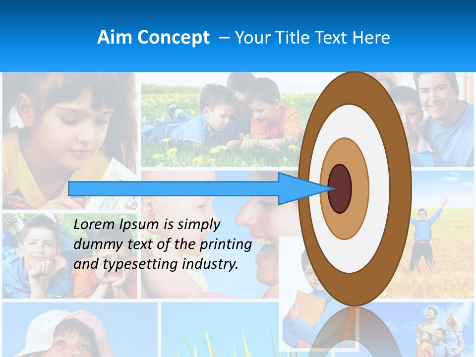 Green Parenthood White PowerPoint Template