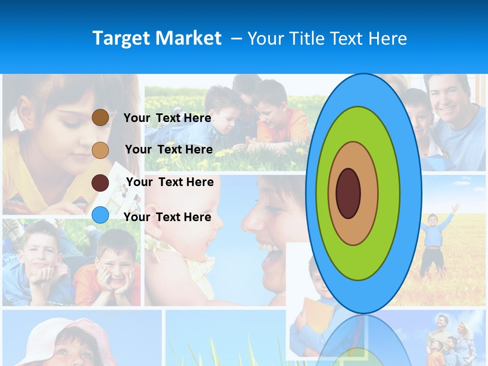 Green Parenthood White PowerPoint Template