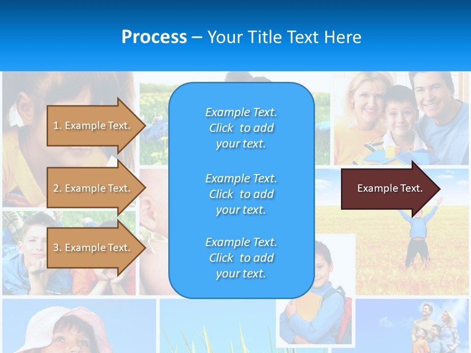 Green Parenthood White PowerPoint Template