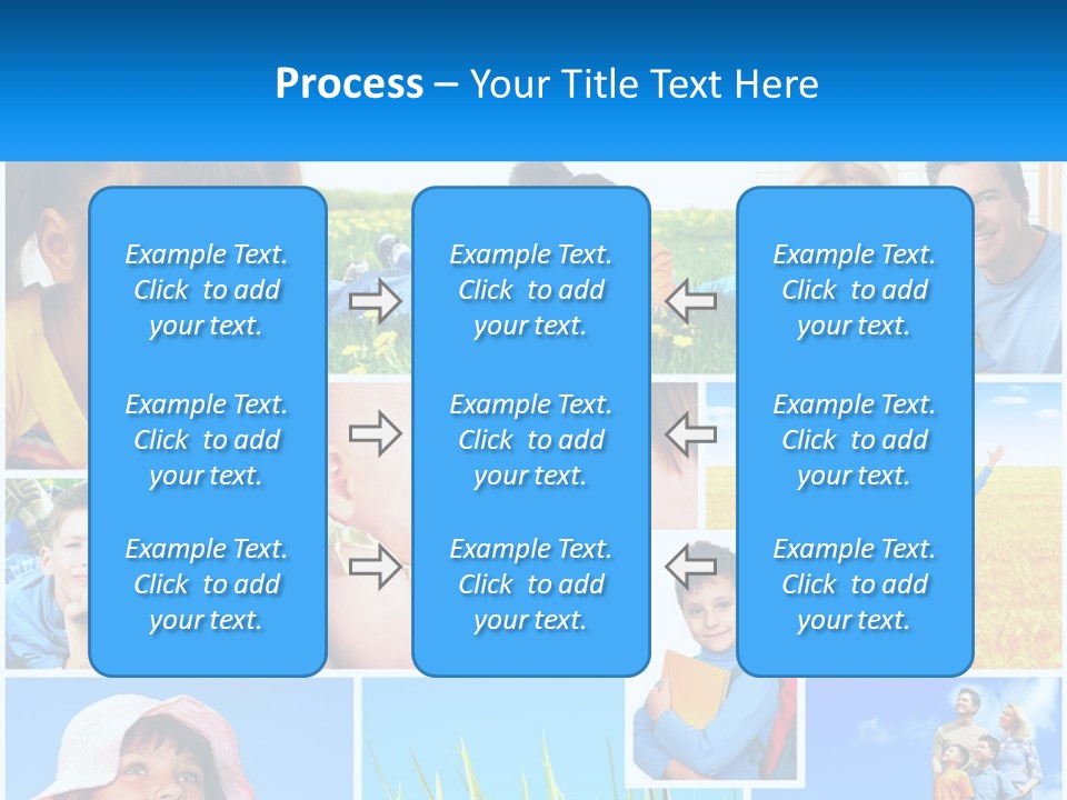 Green Parenthood White PowerPoint Template