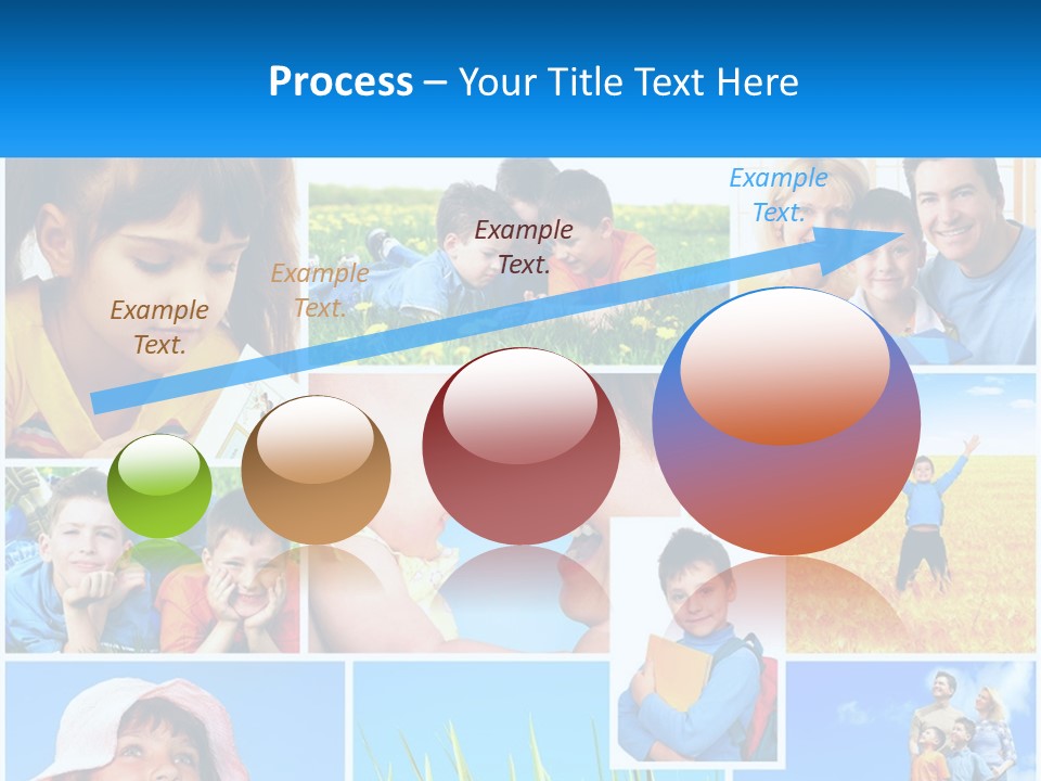 Green Parenthood White PowerPoint Template