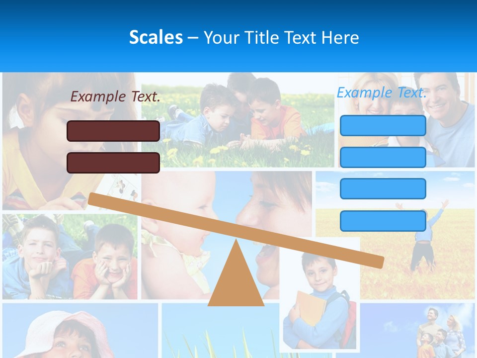 Green Parenthood White PowerPoint Template