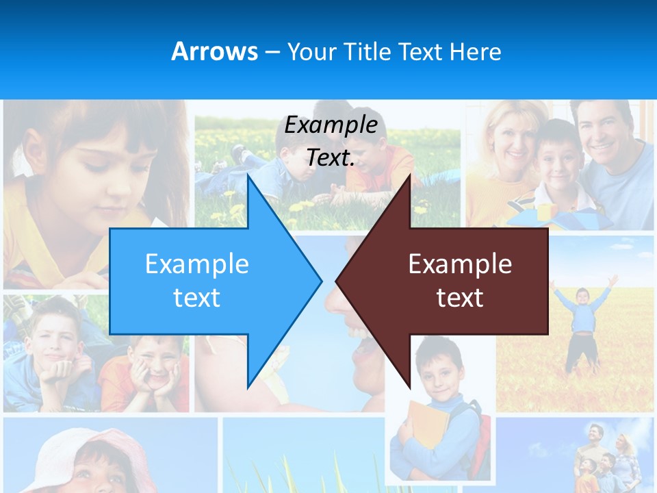 Green Parenthood White PowerPoint Template