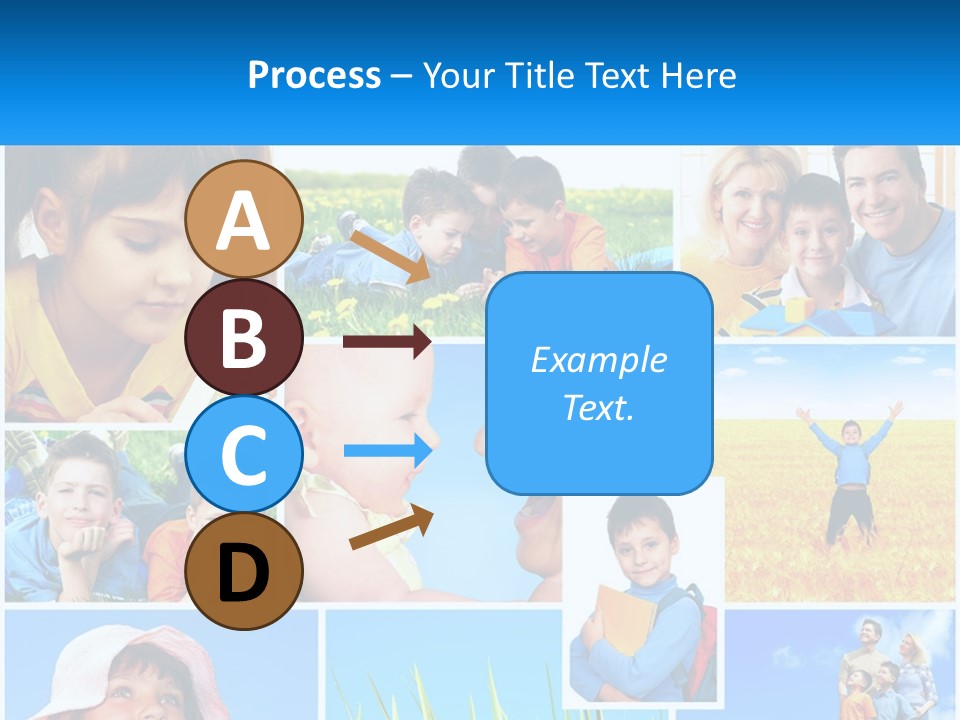 Green Parenthood White PowerPoint Template