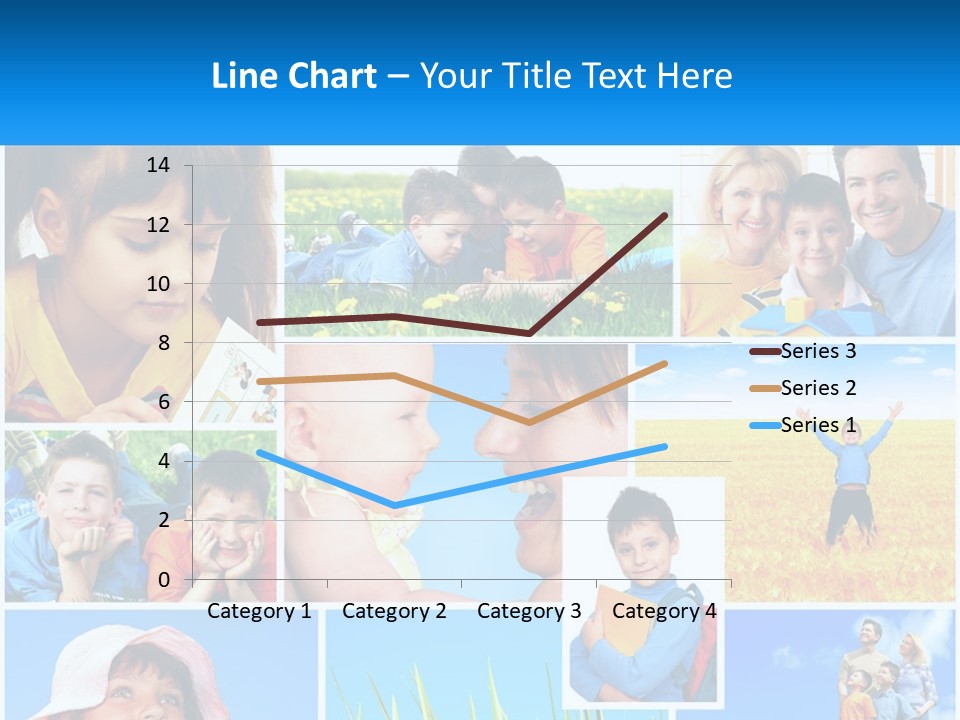 Green Parenthood White PowerPoint Template