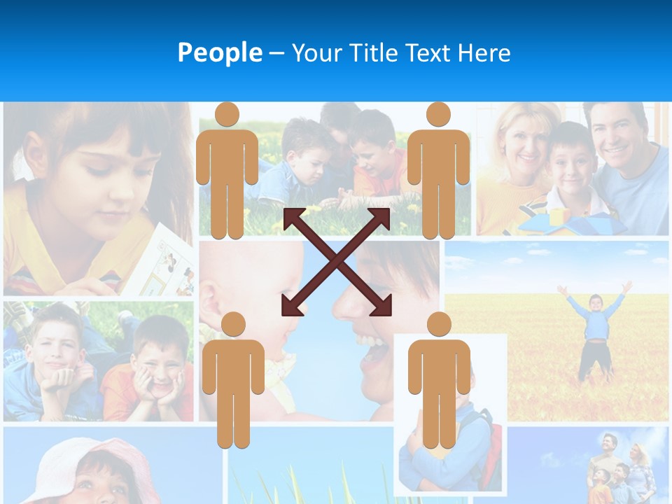 Green Parenthood White PowerPoint Template