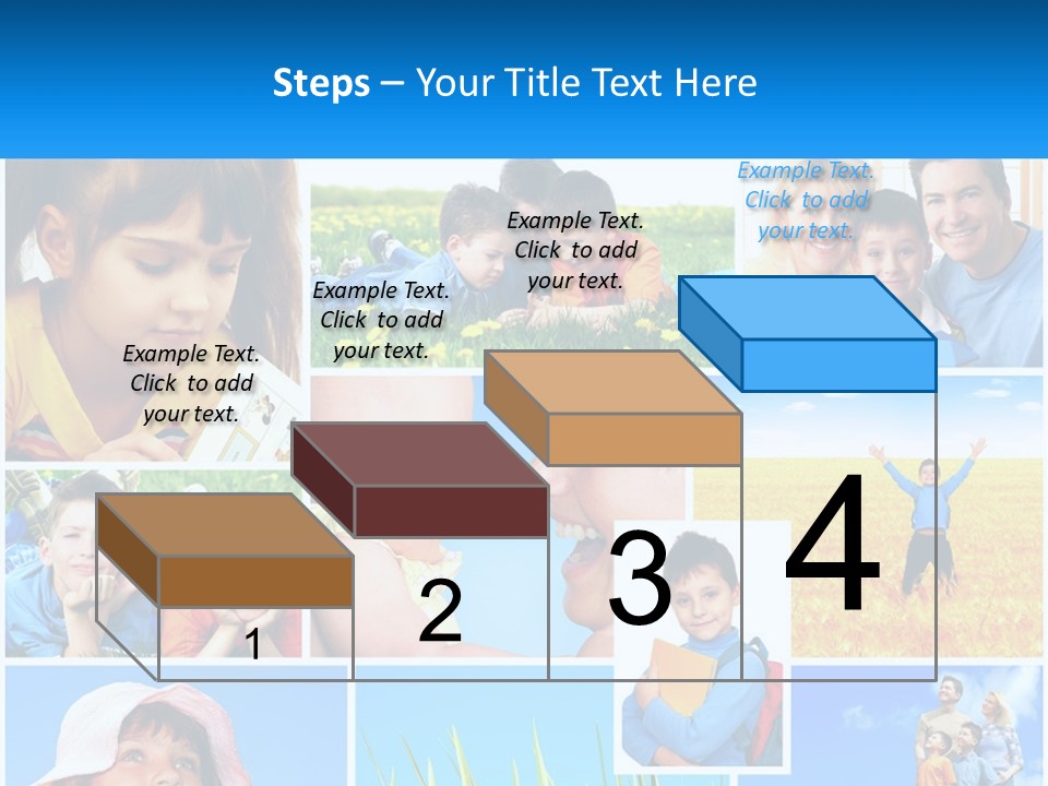 Green Parenthood White PowerPoint Template