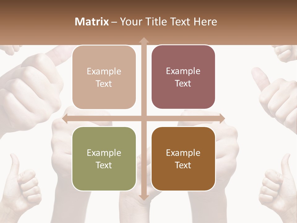 Female Friends Thumb PowerPoint Template