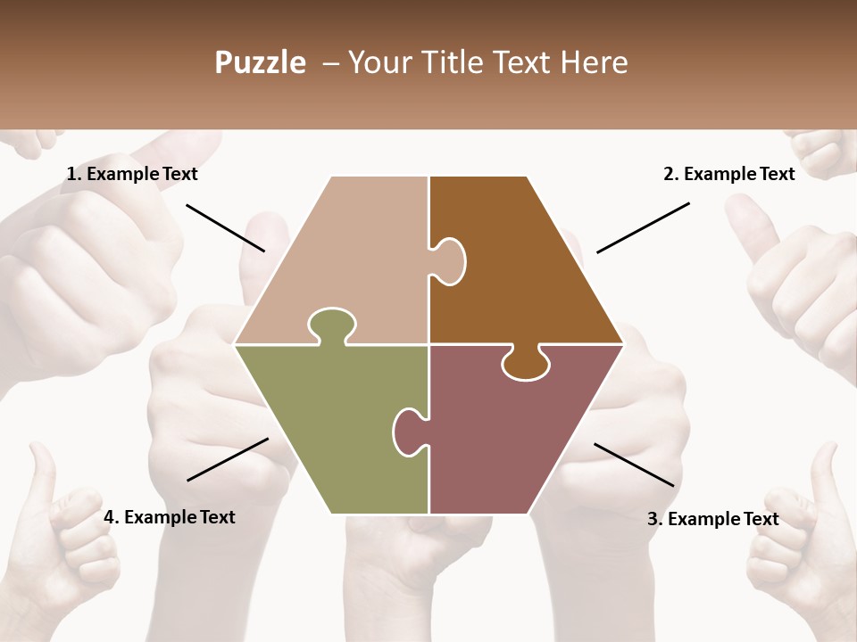 Female Friends Thumb PowerPoint Template