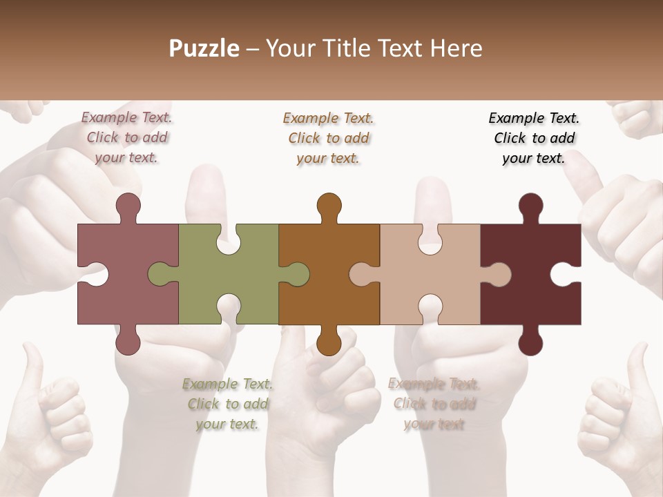 Female Friends Thumb PowerPoint Template