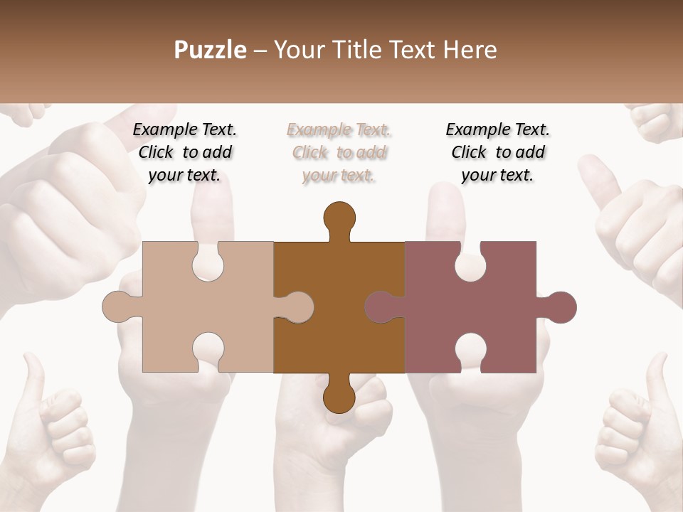 Female Friends Thumb PowerPoint Template